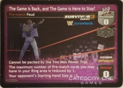 The Game Is Back, and The Game is Here to Stay! (SS3) (Throwback)